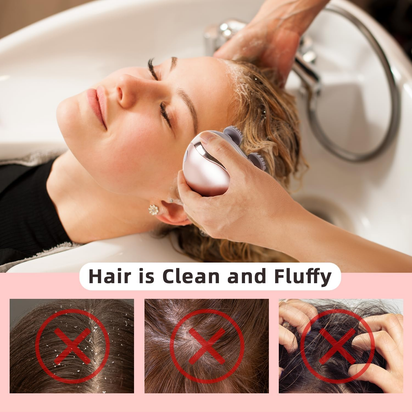 Massage Gun & Electric Pet Cat Massager for Hair Growth, Deep Clean and Stress Relax