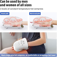 Massage Gun & Hand Massager with Heat and Compression for Arthritis and Carpal Tunnel