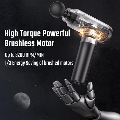 Massage Gun & Hand Massager with Heat and Compression for Arthritis and Carpal Tunnel