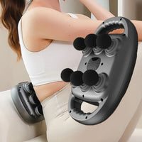 Professional Six-Head Fascia Gun Electric Massager Back Body Muscle Relaxation Massage Machine Hands-Free Home Use