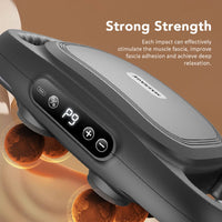 Professional Six-Head Fascia Gun Electric Massager Back Body Muscle Relaxation Massage Machine Hands-Free Home Use