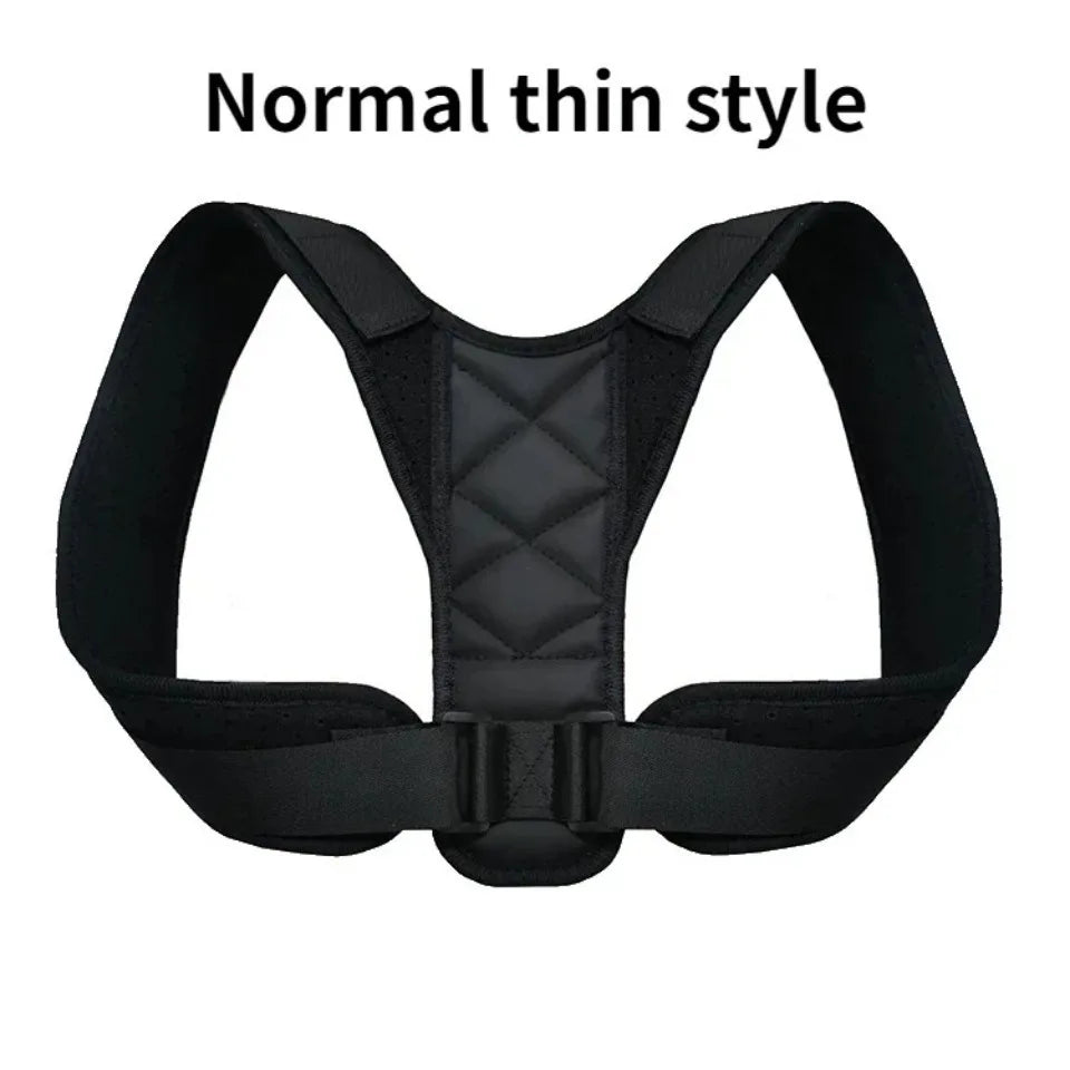 Adjustable Back Shoulder Posture Corrector Belt Clavicle Spine Support Upper Back Neck Brace for Home Office Sport Use