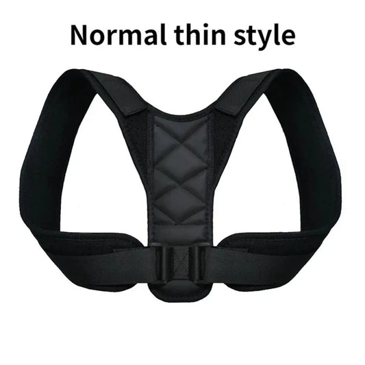 Adjustable Back Shoulder Posture Corrector Belt Clavicle Spine Support Upper Back Neck Brace for Home Office Sport Use