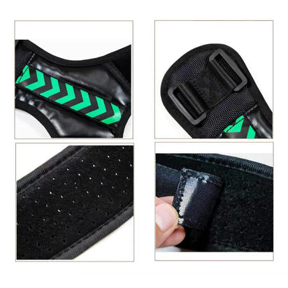 Adjustable Back Shoulder Posture Corrector Belt Clavicle Spine Support Upper Back Neck Brace for Home Office Sport Use