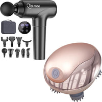 Massage Gun & Electric Pet Cat Massager for Hair Growth, Deep Clean and Stress Relax